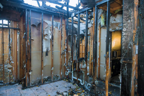 Professional Fire Board Up technician working in Webster, TX